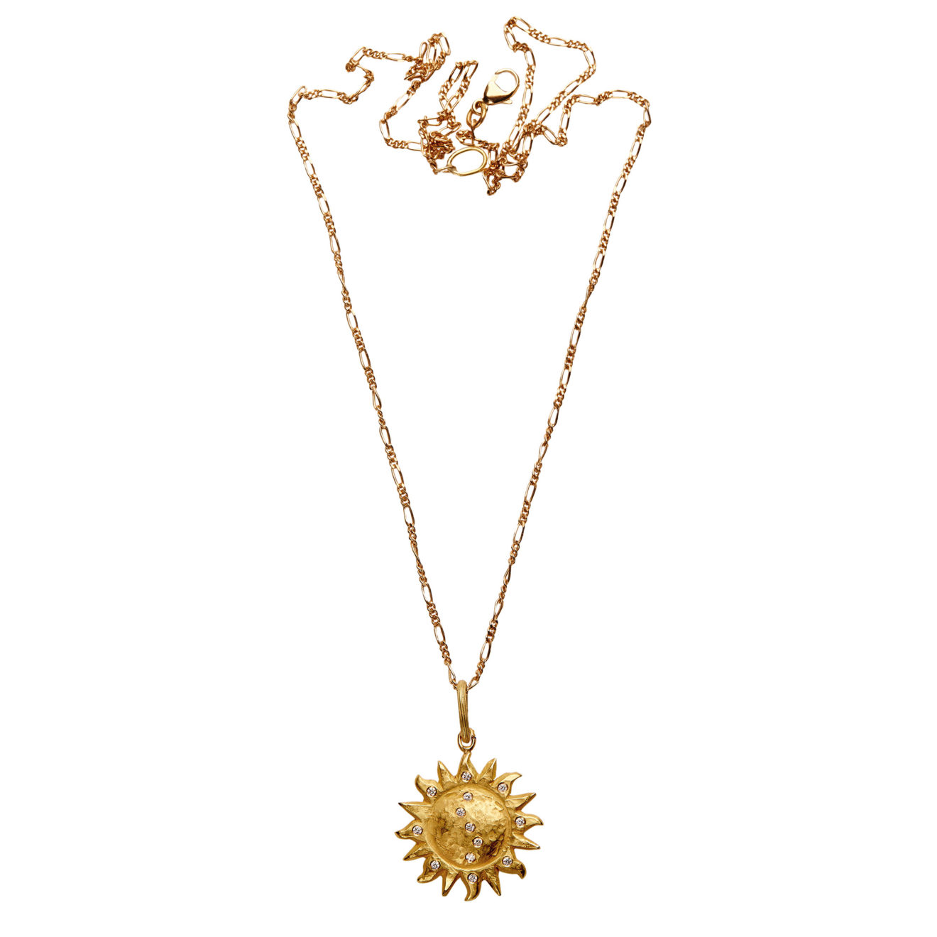 LM 1 The Letter M Sun Necklace Necklace