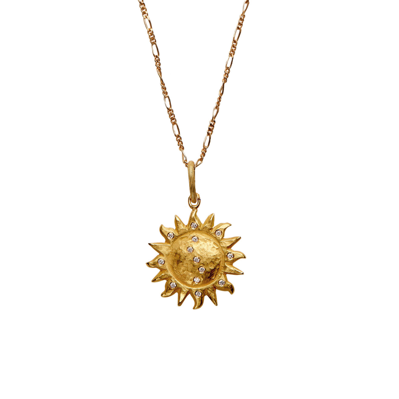 LM 2 The Letter M Sun Necklace Necklace