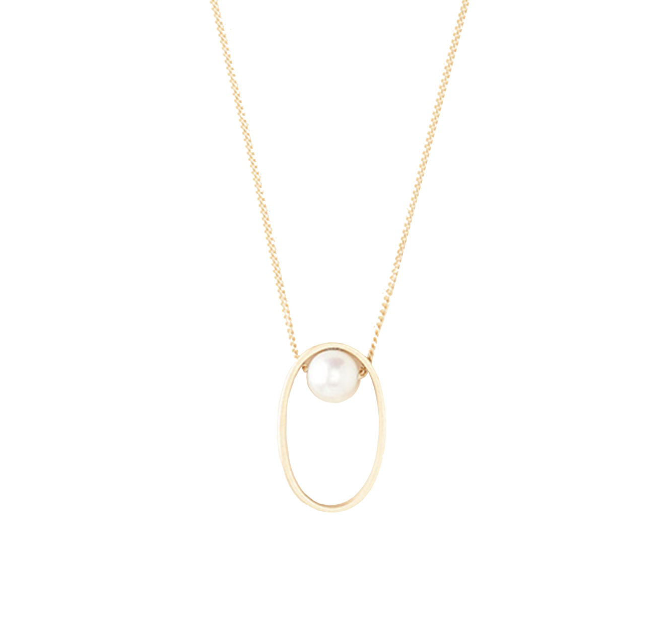 Small Pearl Pendant Necklace – Becket and Quill