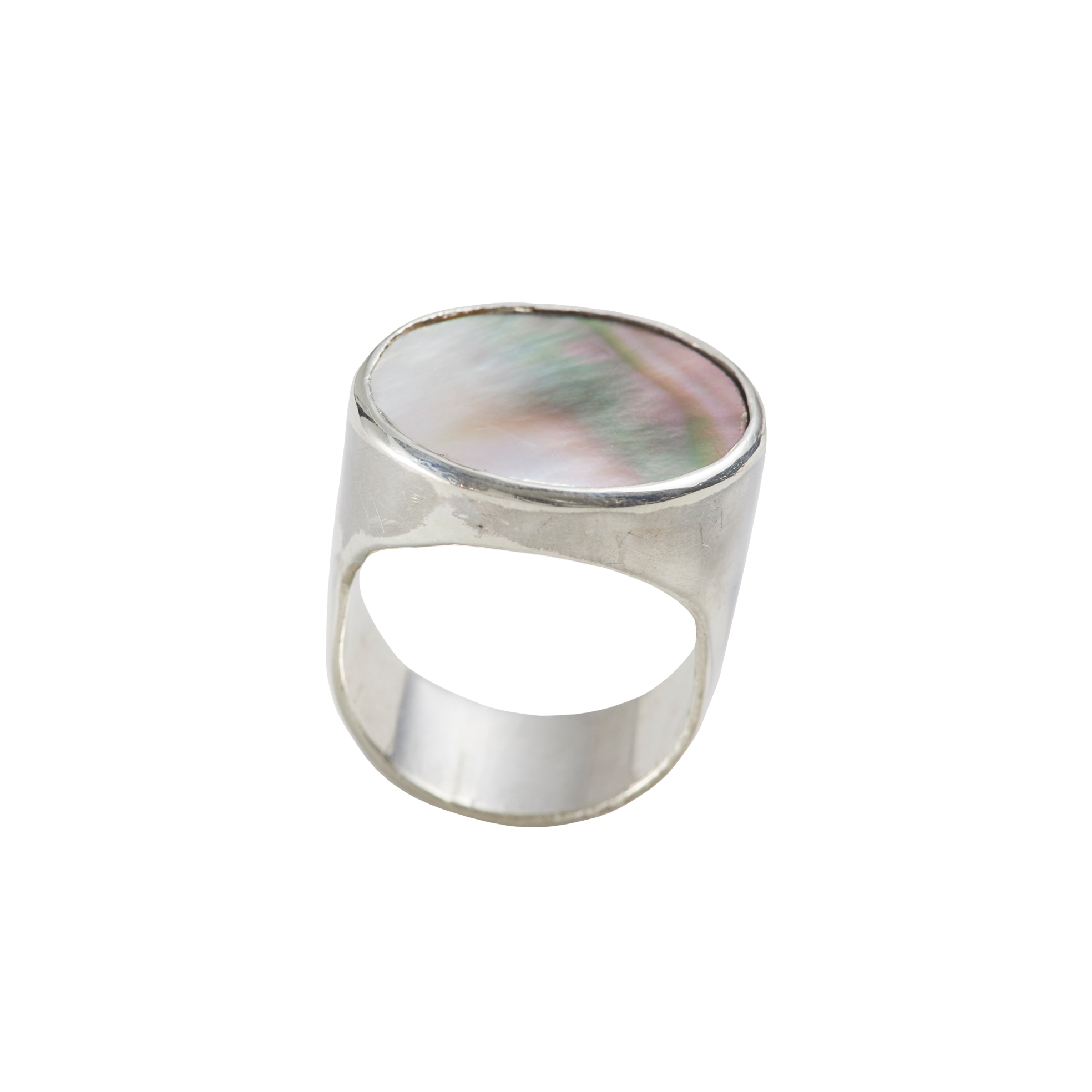 Adjustable Pearl Gemstone Ring, Moti Ring