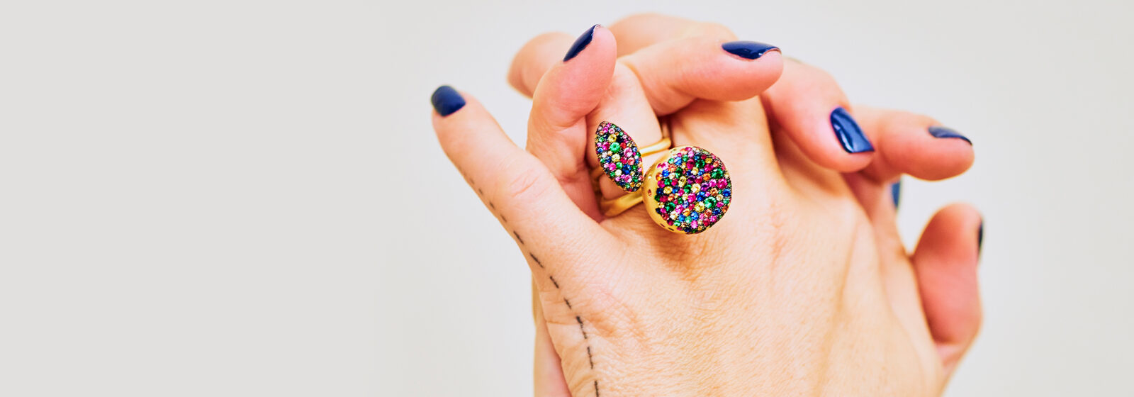 Explore Nada Ghazal's Jewelry - Rings and Earrings