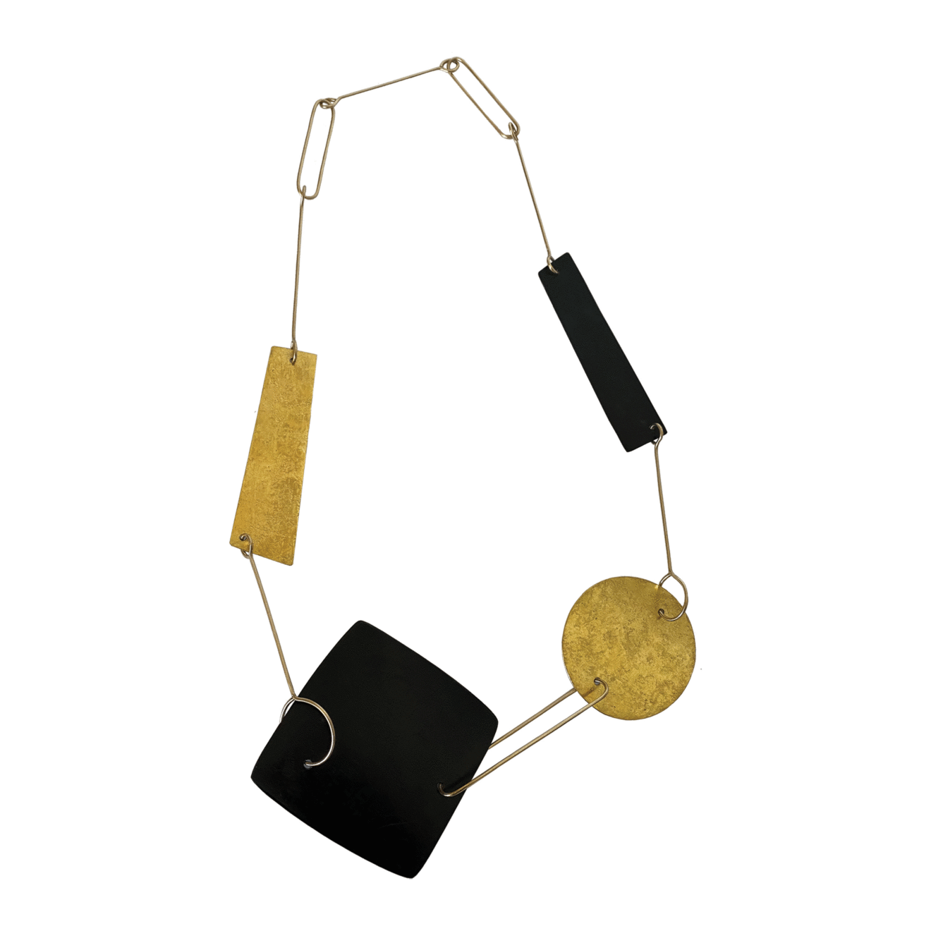 NecklaceGold1 Reversible Shape Necklace