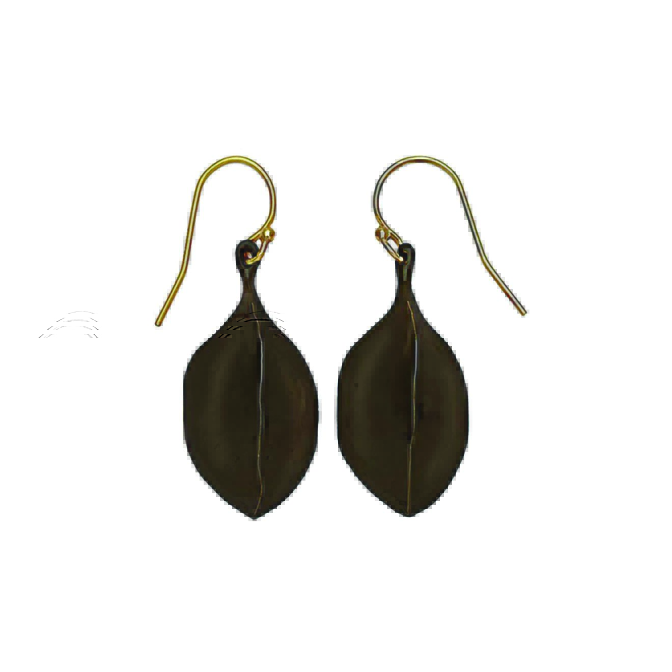 amuletearring Black Amulet Earrings