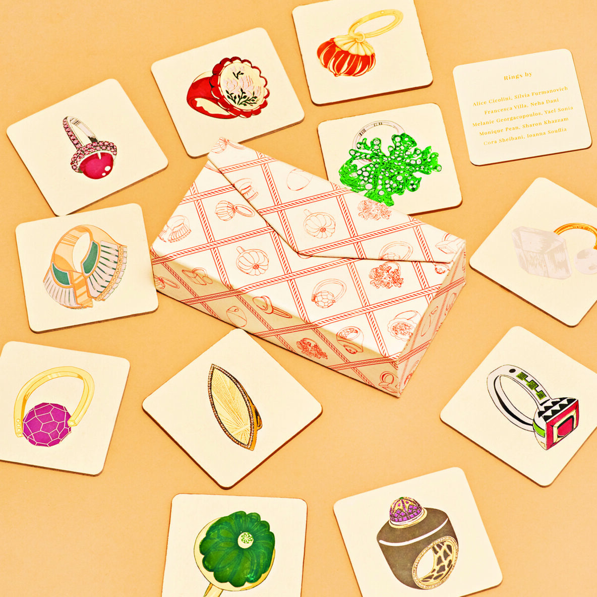 Card Matching / Match Match – Jewellery Memory Game – Objet d'Emotion