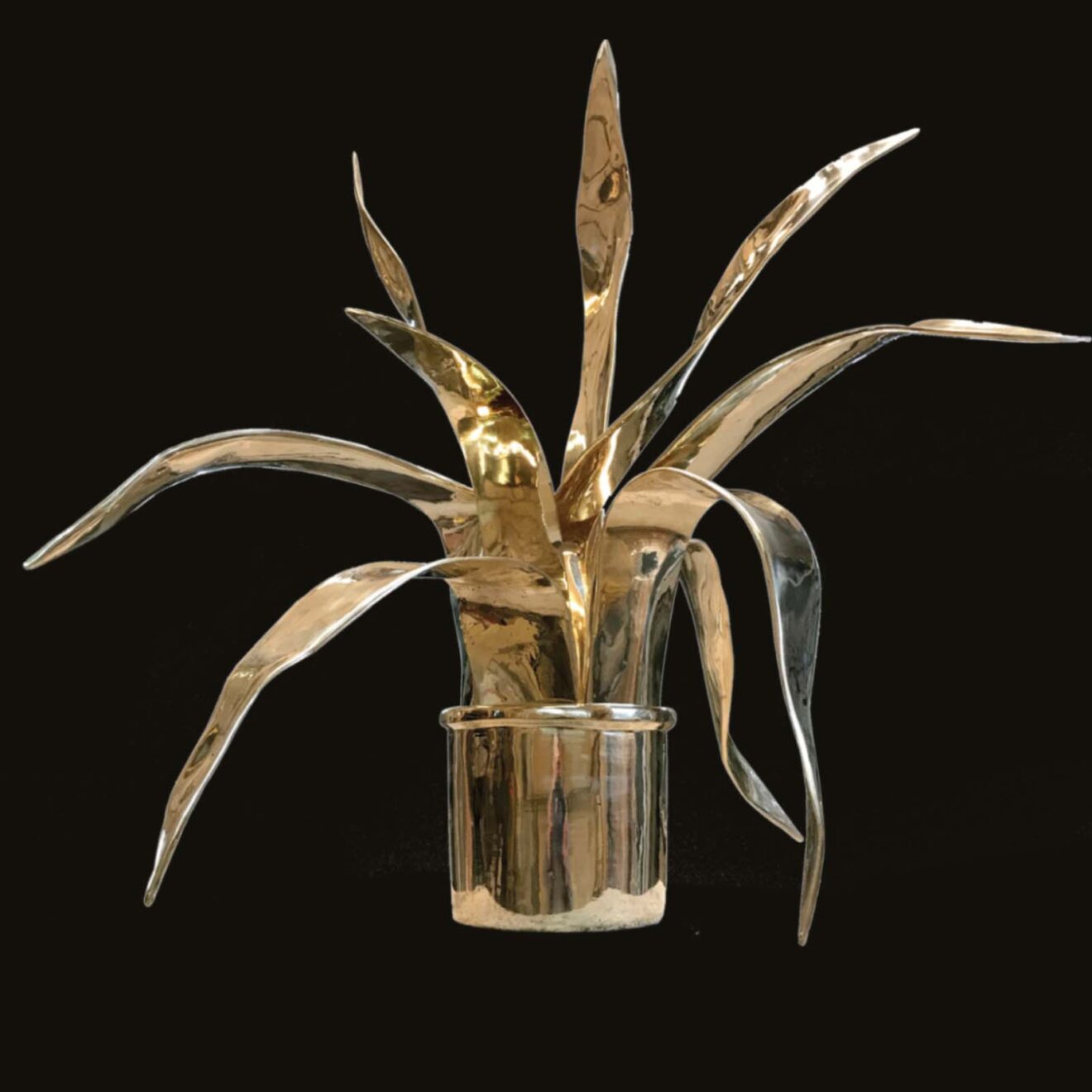 plant Brass Table Top Home Decor – Brass Art