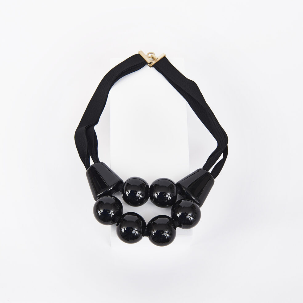 Black Ceramics Necklace