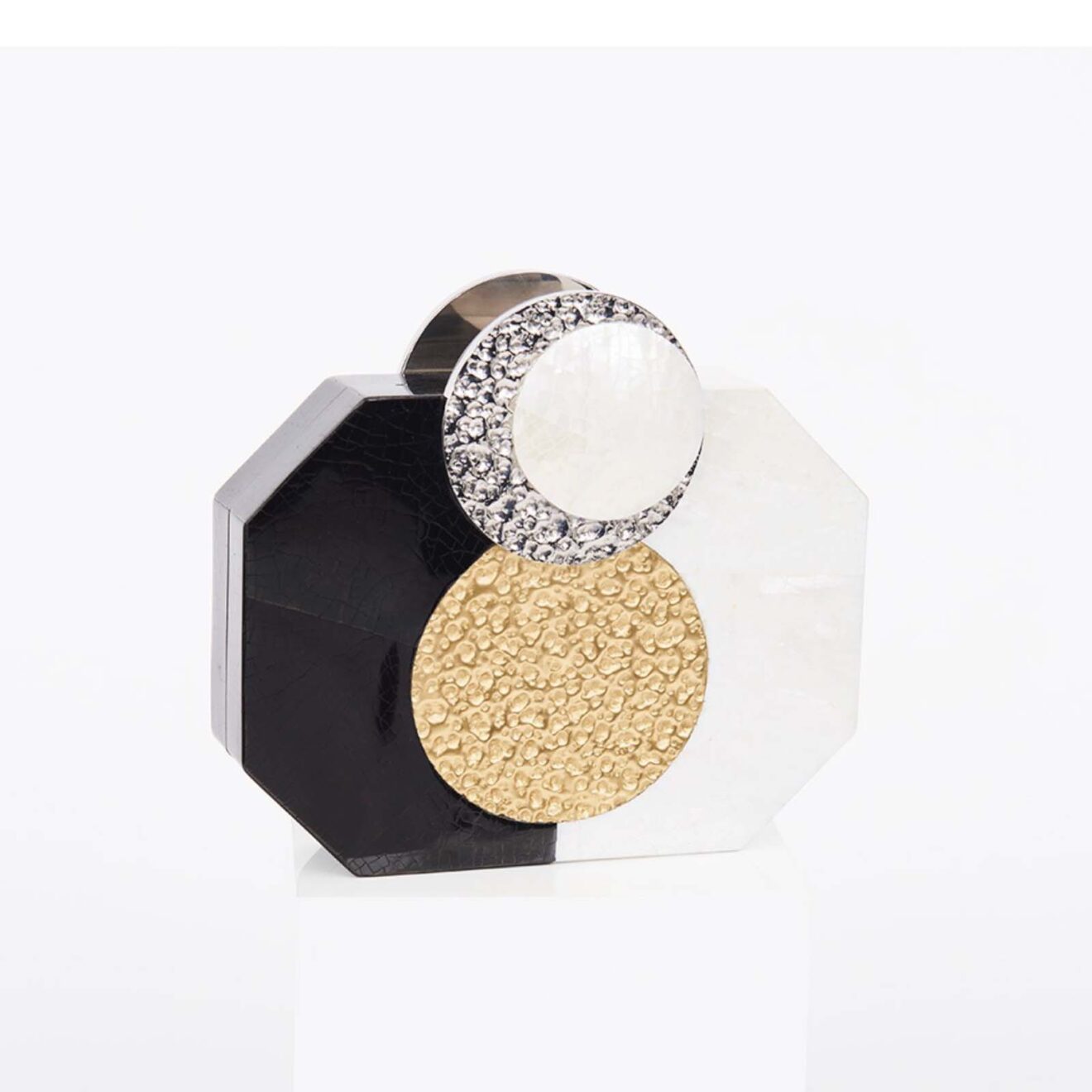 clutch Monochrome Lucia Clutch Bag