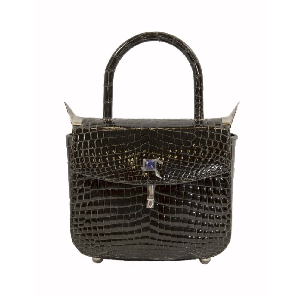 Shiny Crocodile Handbag