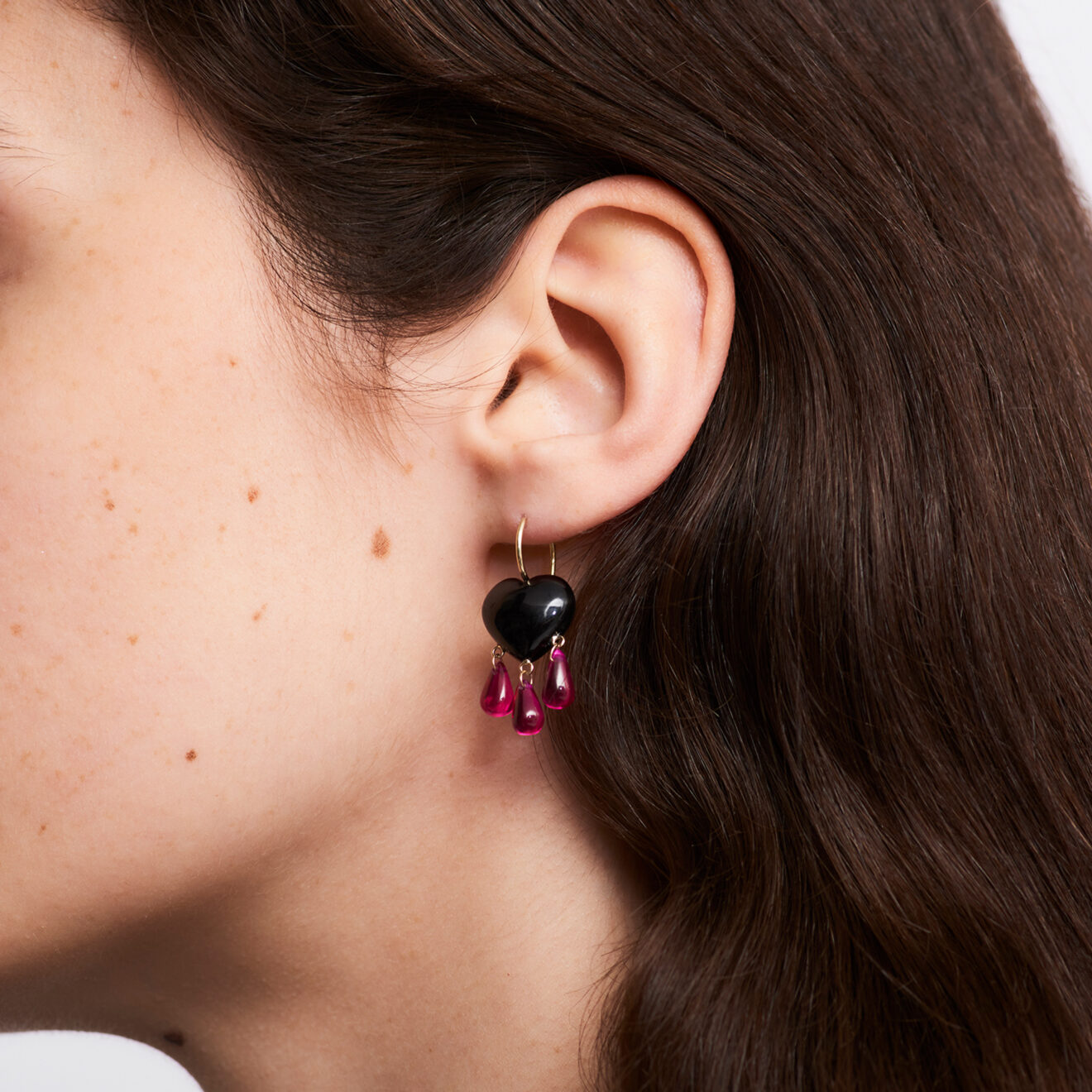 Rachel_Quinn_Onyx_Bleeding_Heart_Earrings Bleeding Heart Earrings
