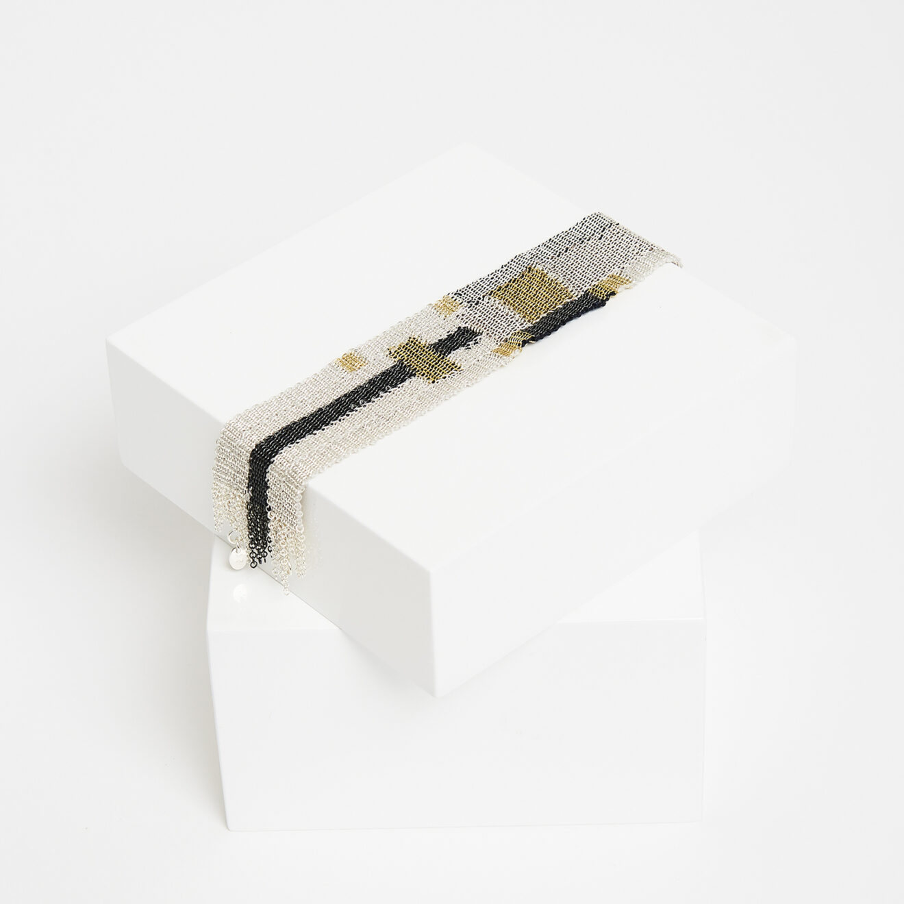 ACCESSORIES-OD-41154 White Mosaic Bracelet