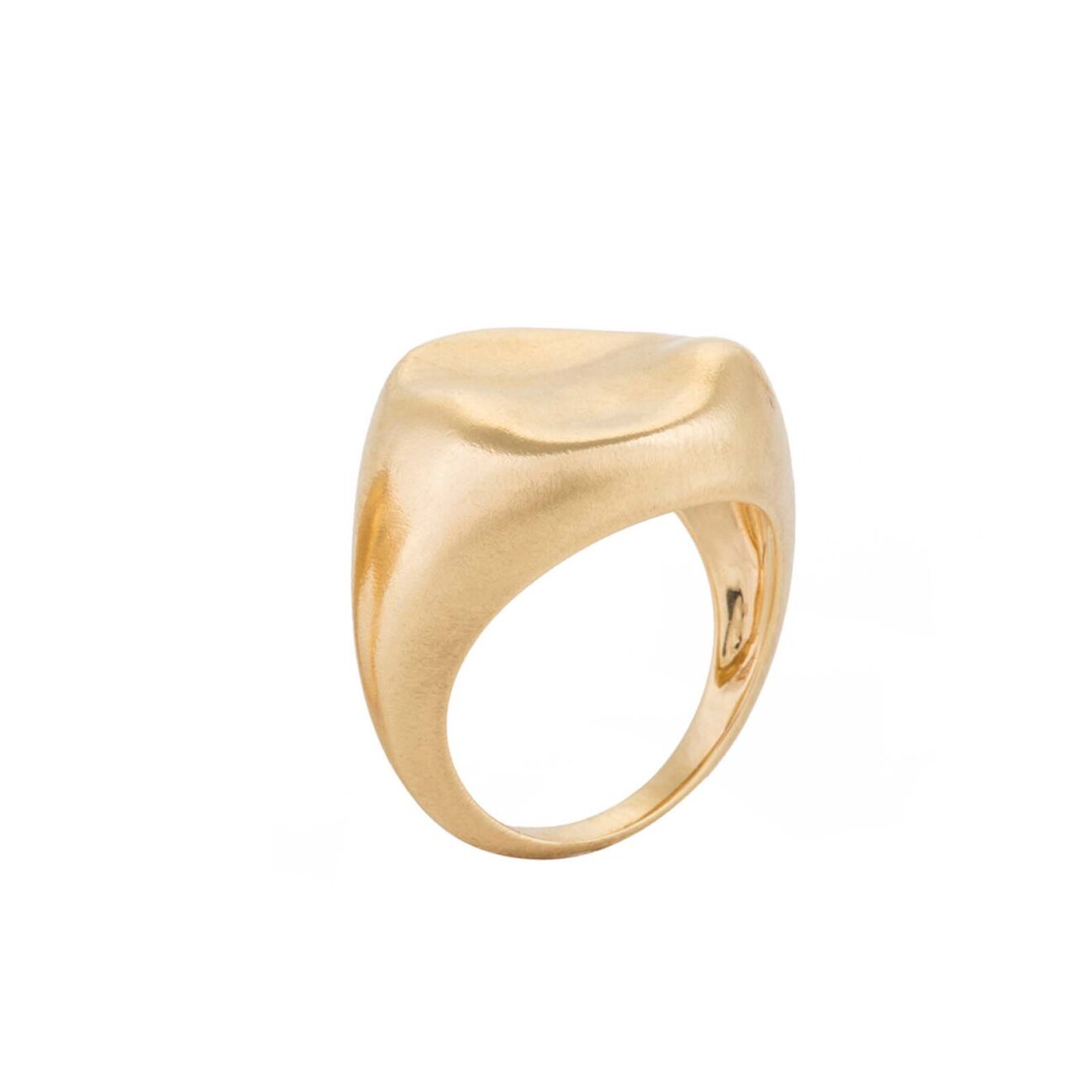 plain gold Baby Malak Round Ring