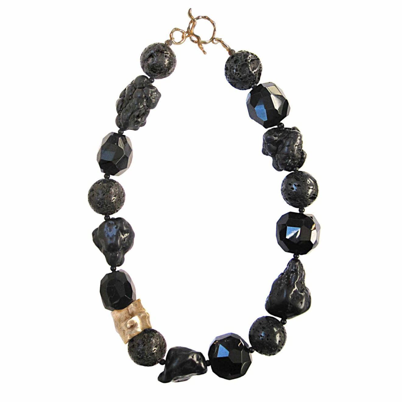 JulieCohn_Molten_Onyc_Necklace Molten Necklace