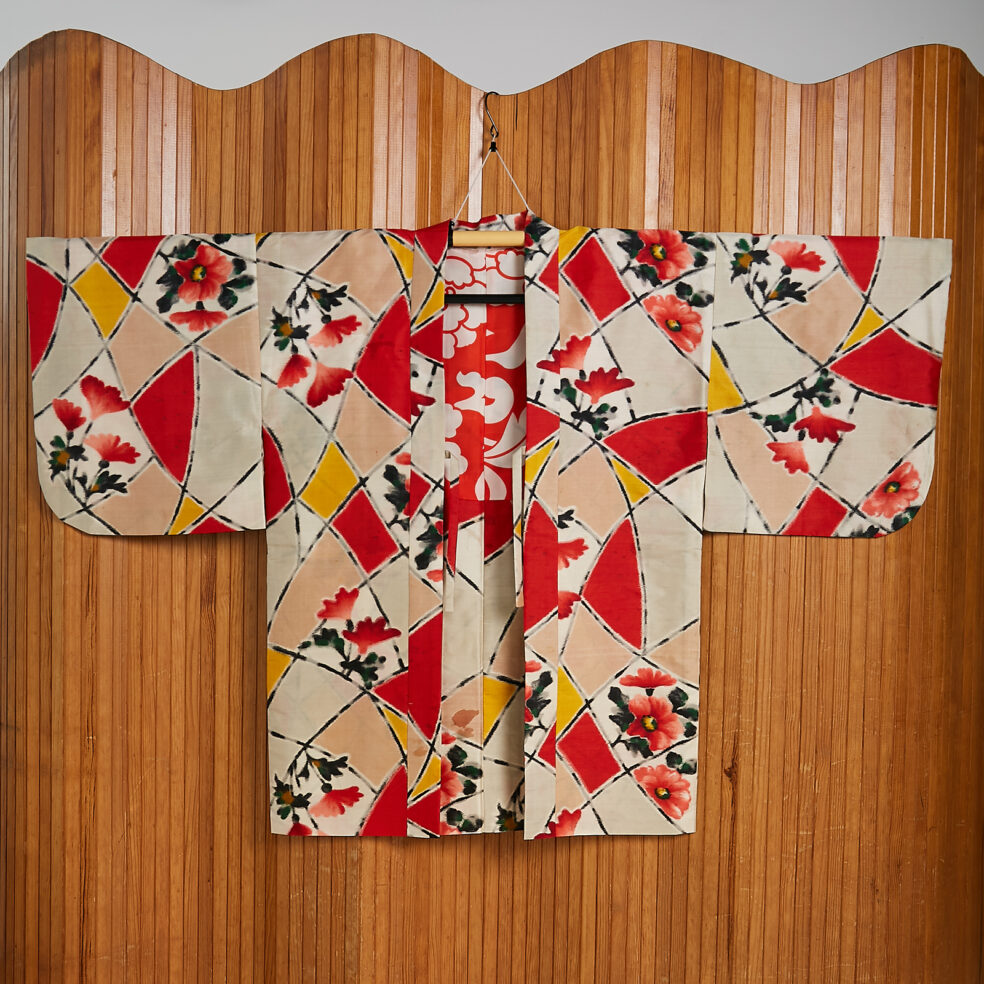 Meisen Haori Arlequin Kimono Jacket