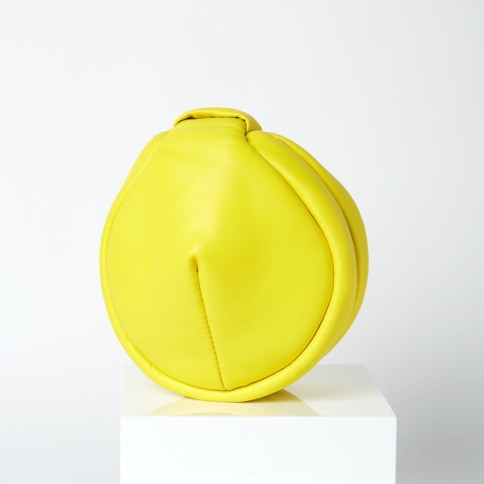 Yellow Travel Jewellery Pouch