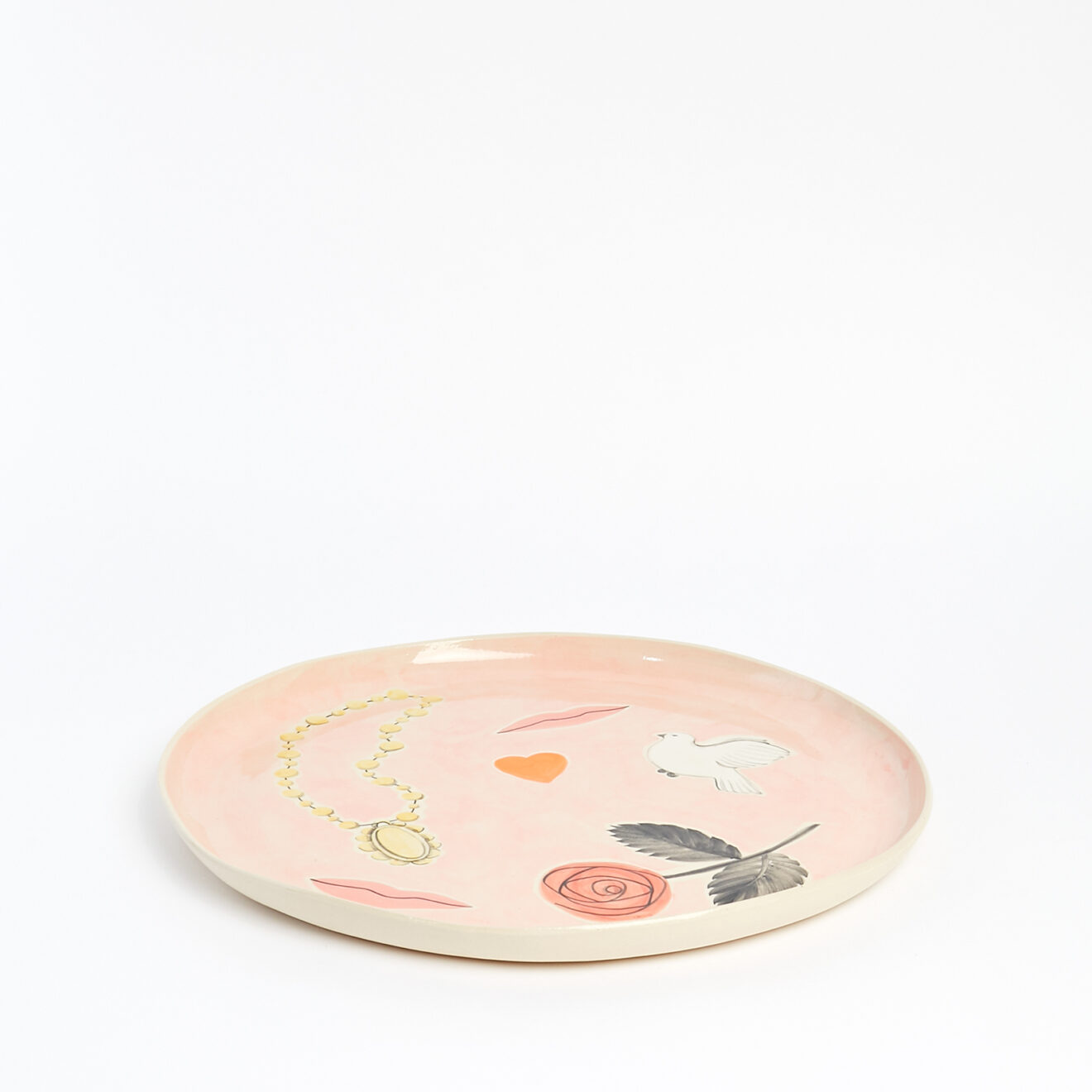 2022_01_11_Objet d’Emotion_15227 Valery in Wonderland Plate Pink