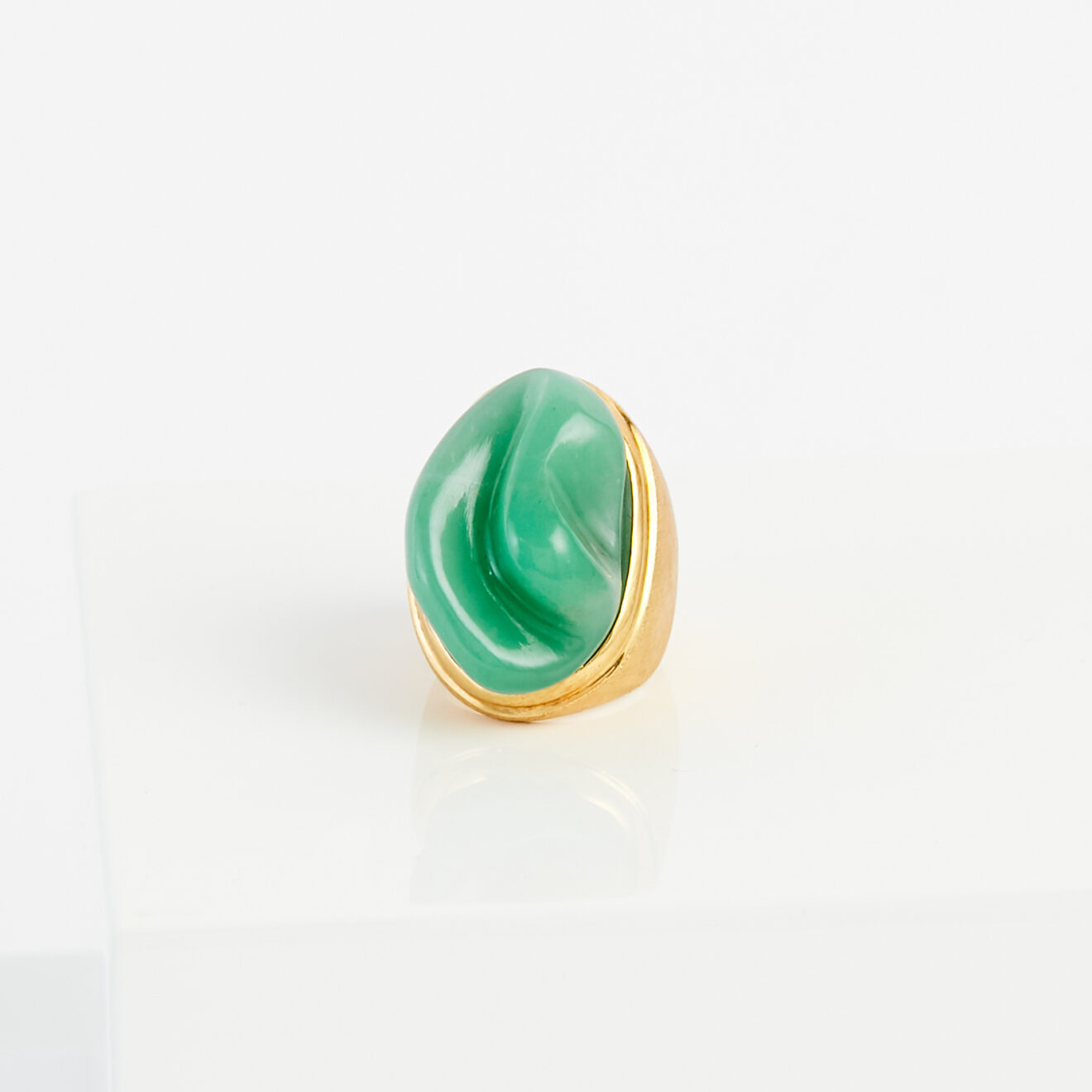 Chrysoprase ring