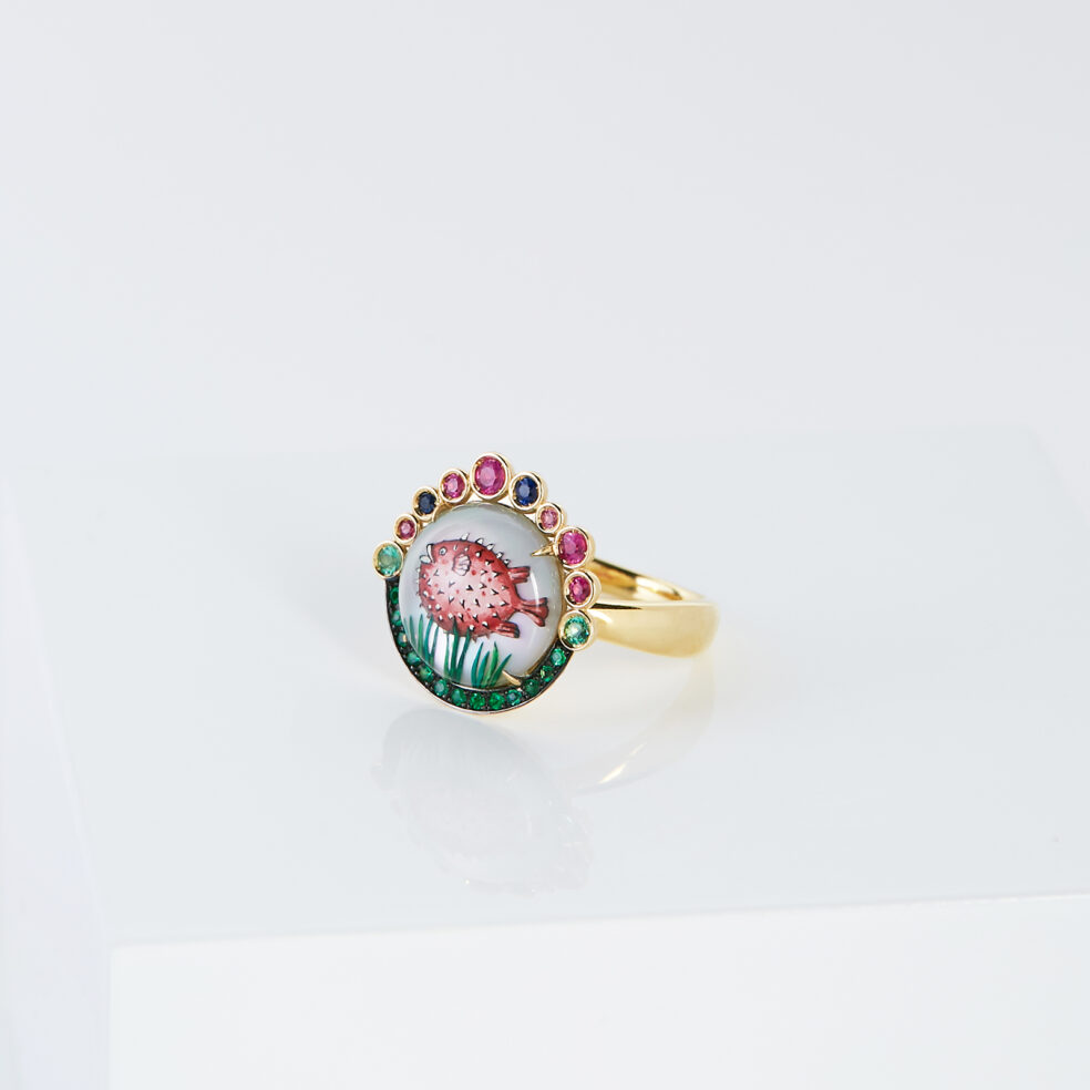 Puffer Fish Ring