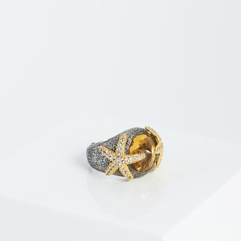 Beauty and The Beast Starfish Ring