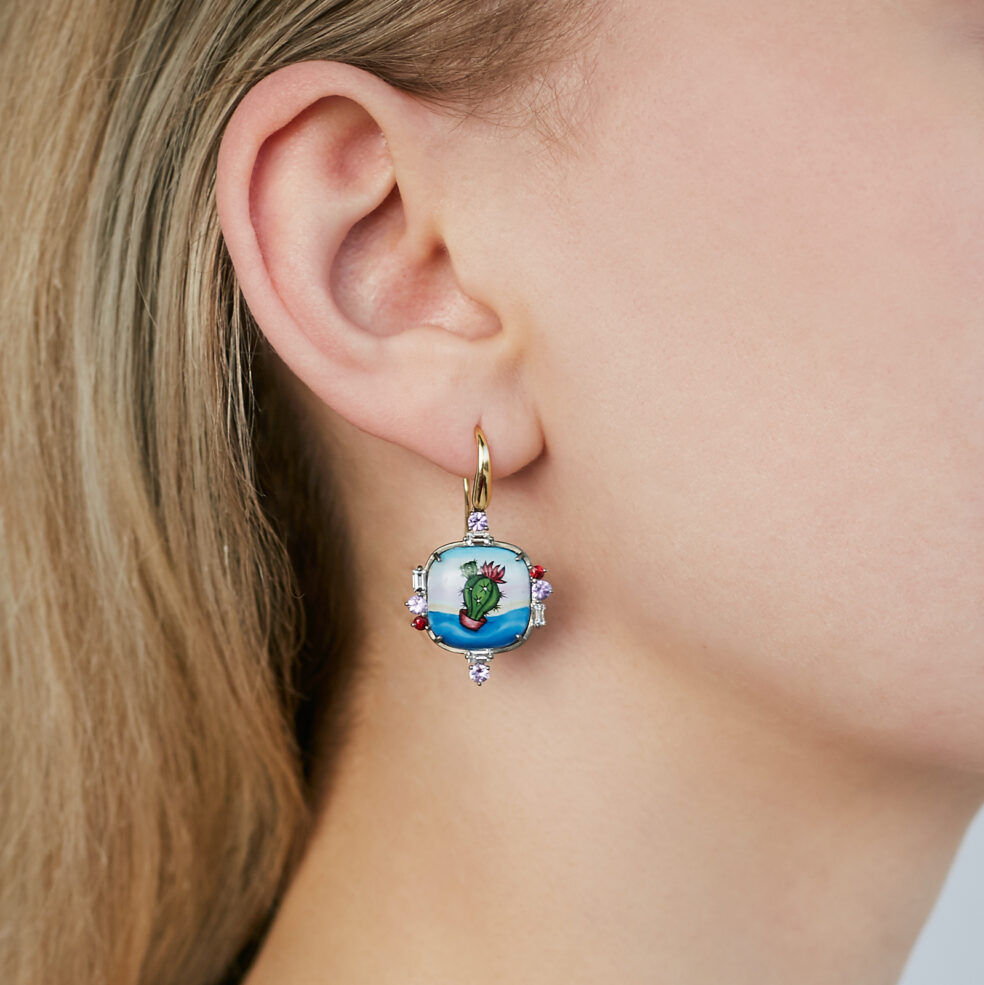 Whales at Wonderland earrings