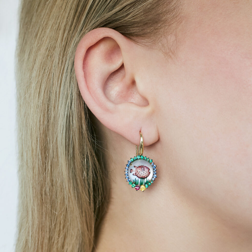 The Fish Out The Sea Earrings