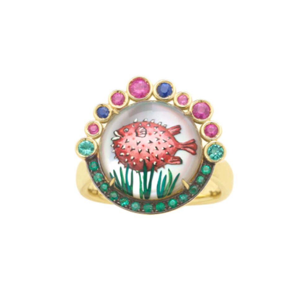 Puffer Fish Ring