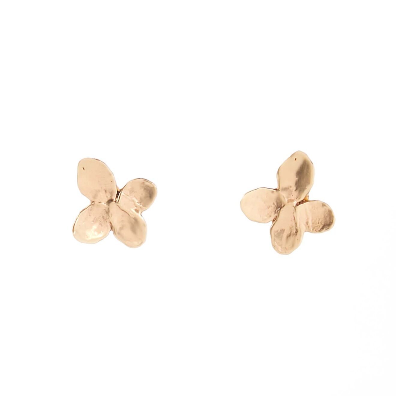 julie Bronze Hydrangea earrings