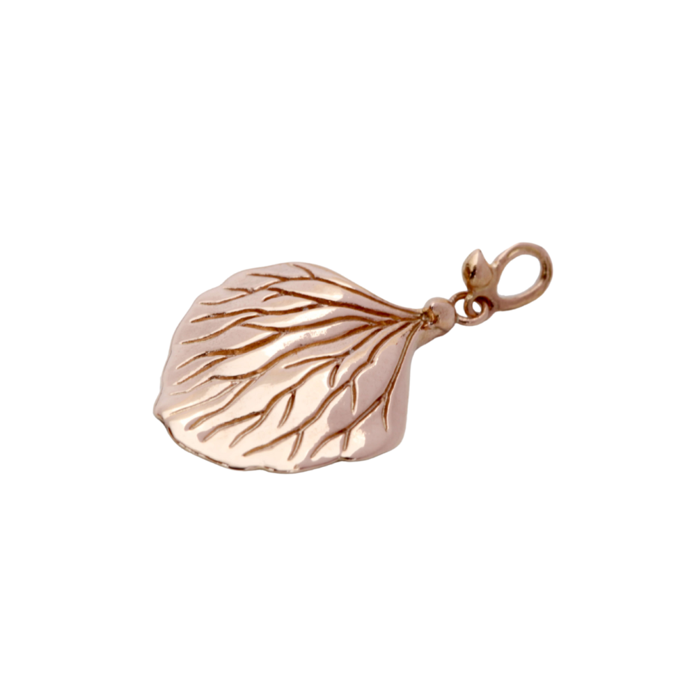 Hydrangea Petal Necklace with Pendant