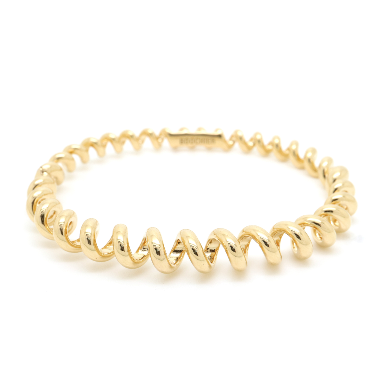 Boochier 1 Yellow Gold Slinkee Bangle