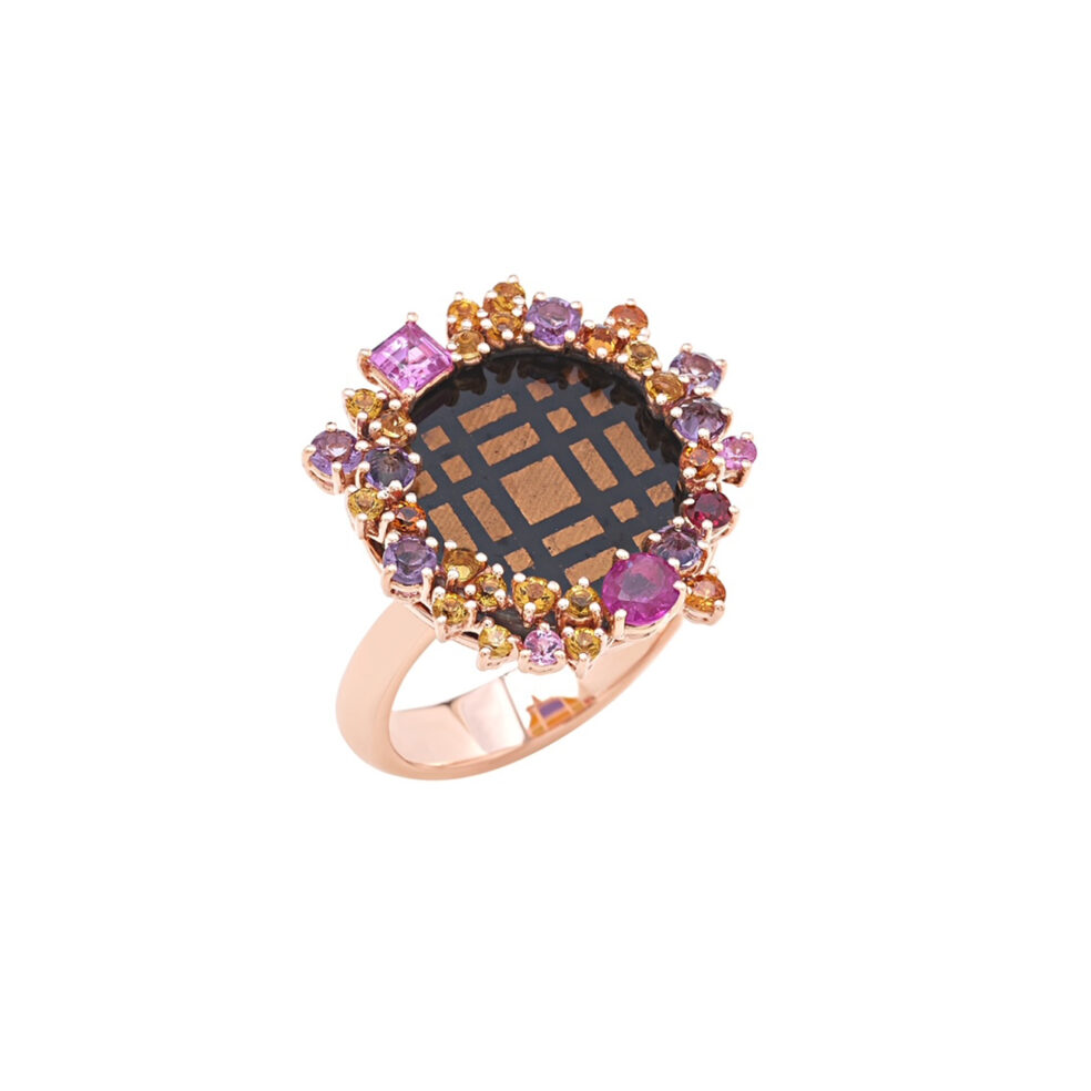 Twiggy in Purple Ring