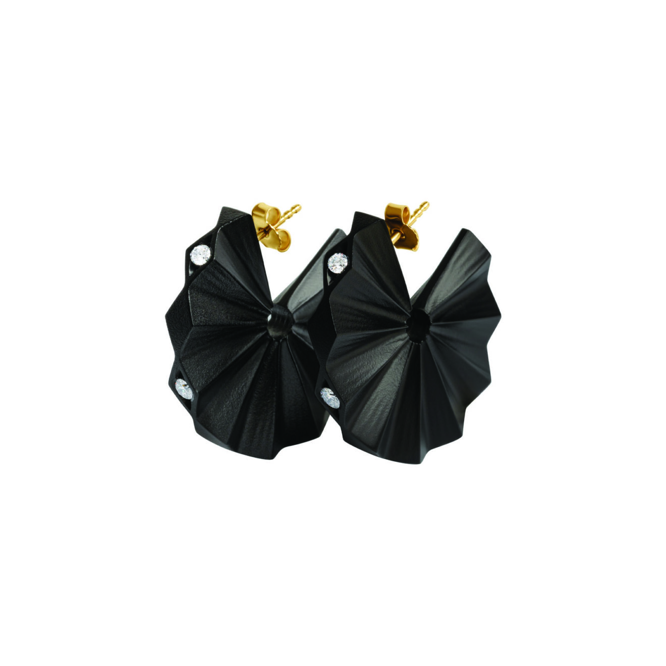 Mambo black mini Mambo Mini Earrings - Black