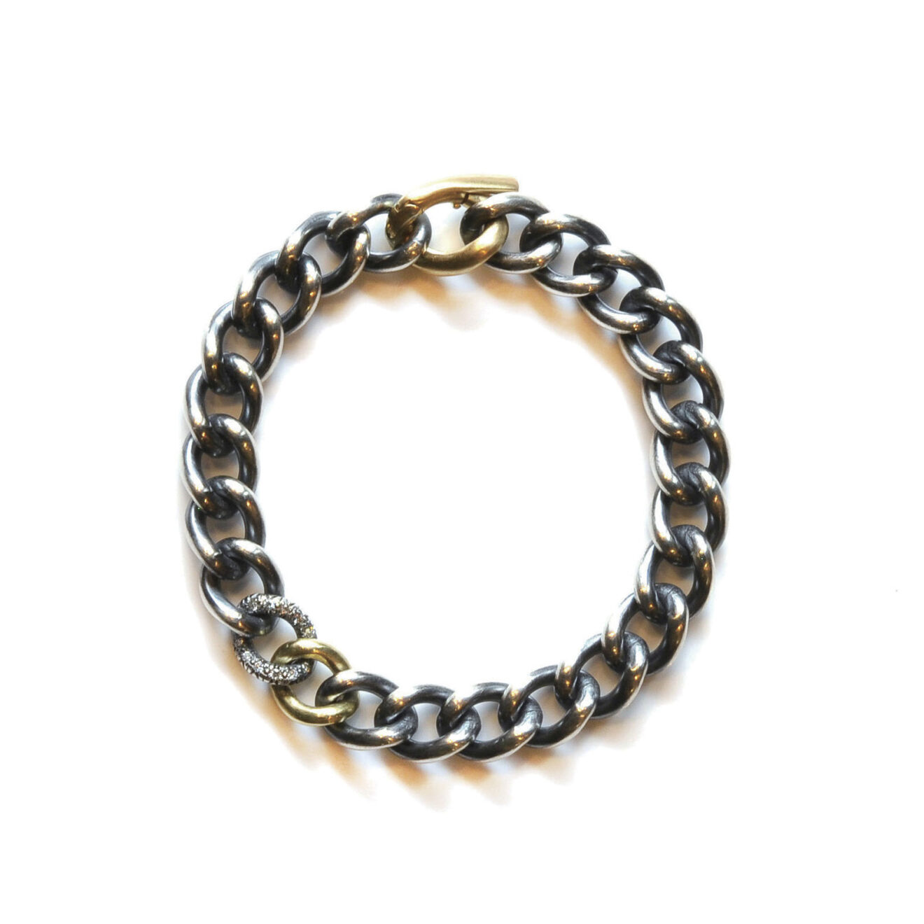 Diamond Chain Link Bracelet