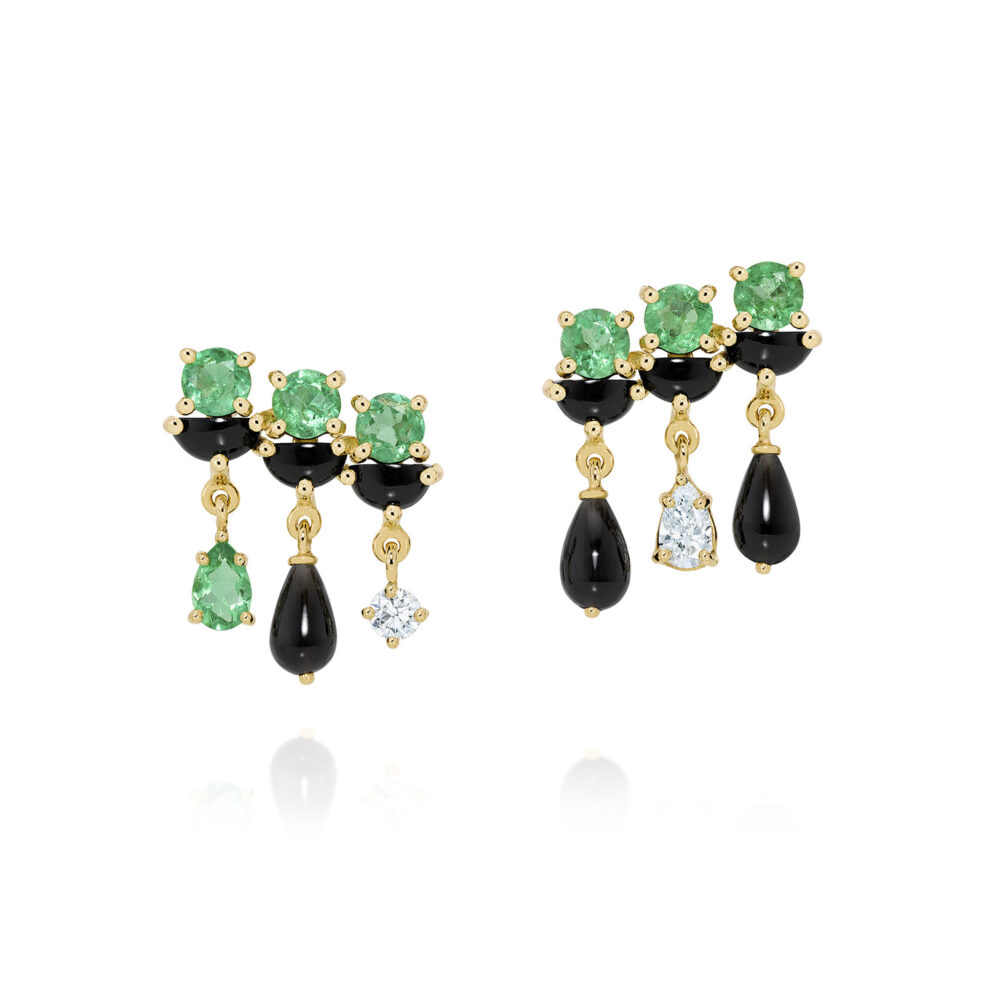 Olivia Emerald Earrings