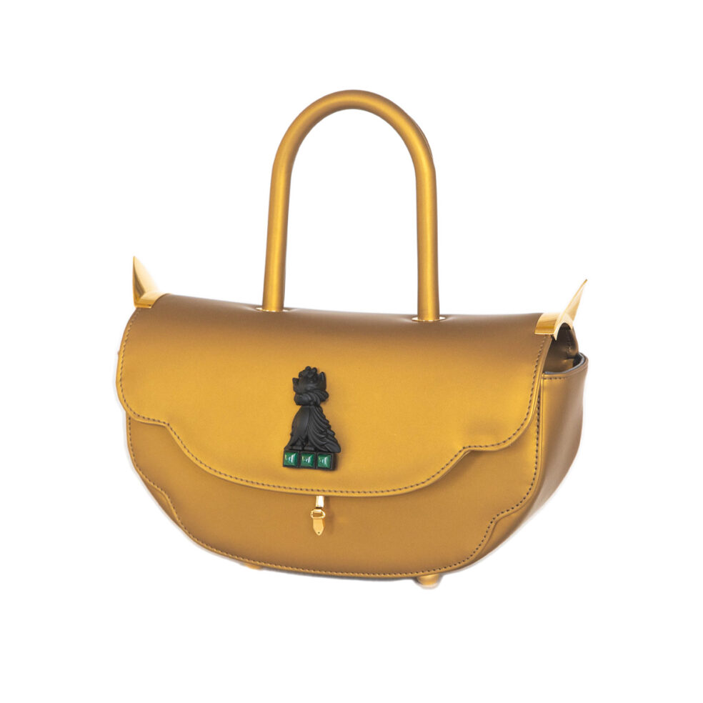 Gold Leather Marie Handbag