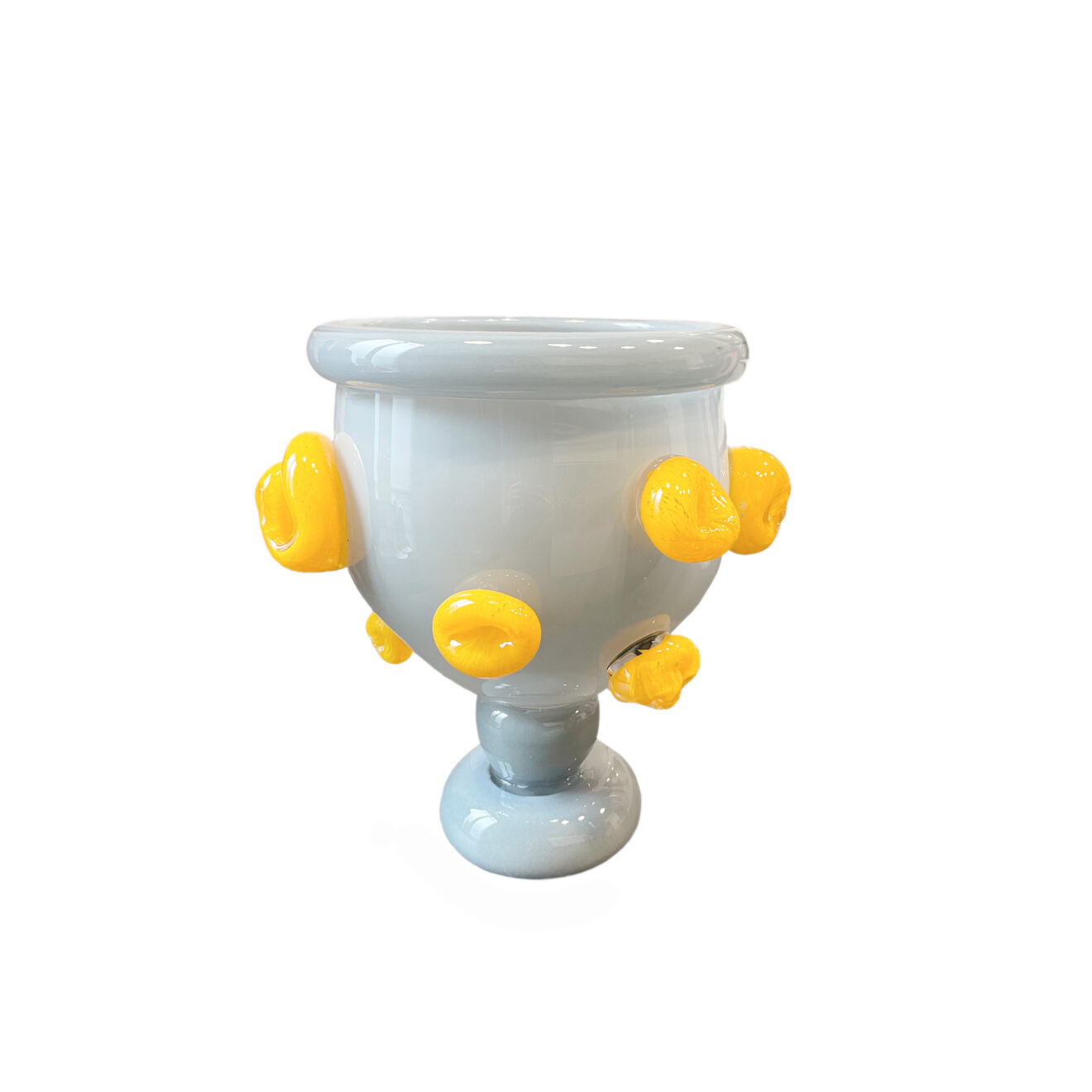 Alissa Volchkova Pompei Grey Pompei vessel in grey and yellow