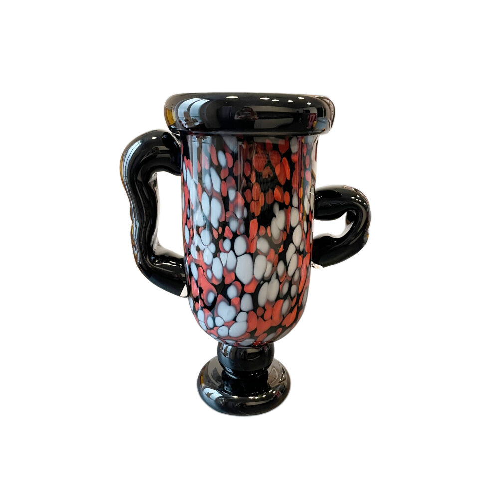 Pompei vessel in black and red