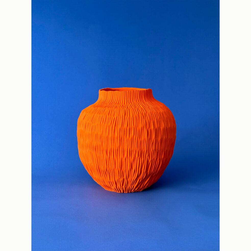 Moon Vase Orange