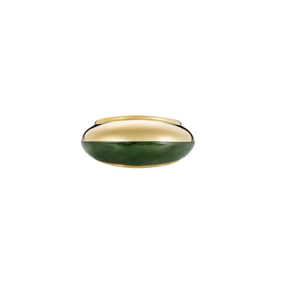 Fluid Gold and Stone Ring